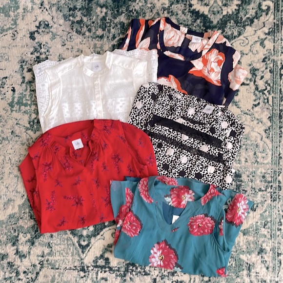 Bundle of 5 CAbi Sleeveless Tops, Blouses, Tanks Size XS - Picture 2 of 8